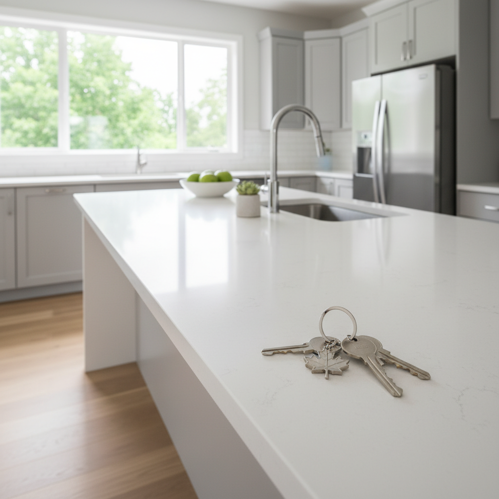 Collingwood streetscape with homes for sale