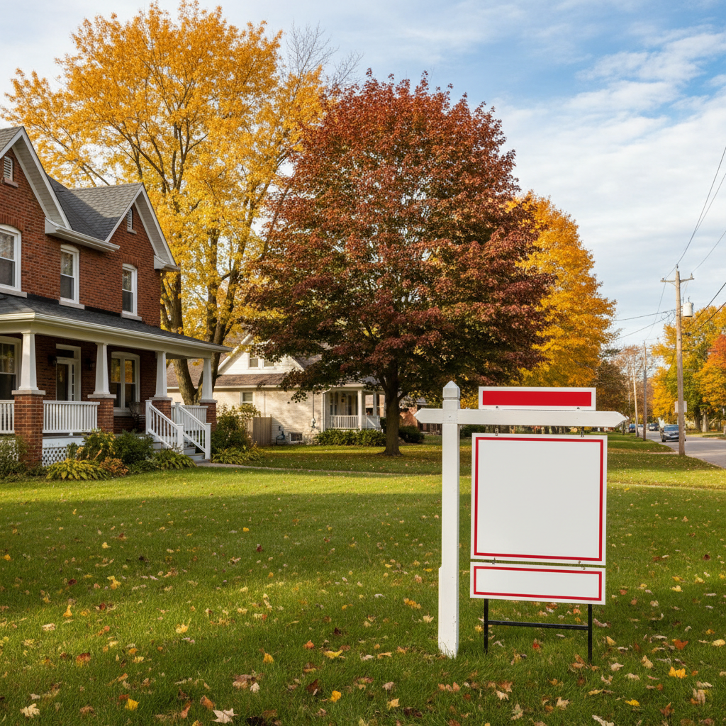 For sale sign in front of a Collingwood residential property